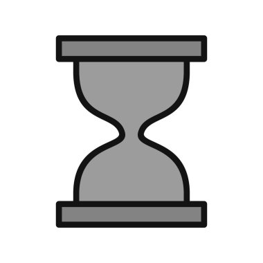 Kum saati. Web simgesi basit tasarım 