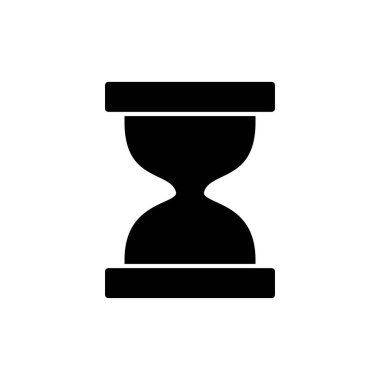 Kum saati. Web simgesi basit tasarım 