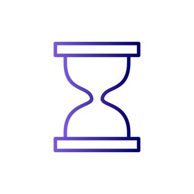 Kum saati. Web simgesi basit tasarım 