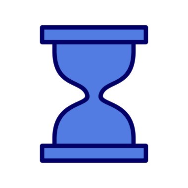 Kum saati. Web simgesi basit tasarım 