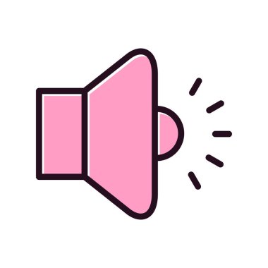 Basit ses düzeyi vektör illüstrasyonu