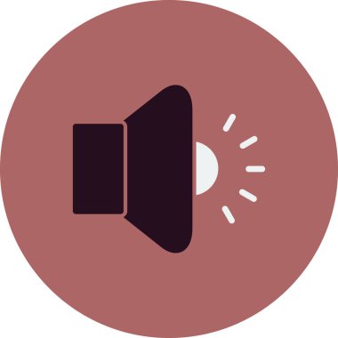 Basit ses düzeyi vektör illüstrasyonu