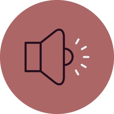 Basit ses düzeyi vektör illüstrasyonu