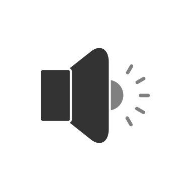 Basit ses düzeyi vektör illüstrasyonu