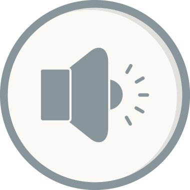 Basit ses düzeyi vektör illüstrasyonu