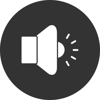 Basit ses düzeyi vektör illüstrasyonu