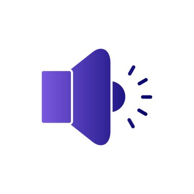 Basit ses düzeyi vektör illüstrasyonu