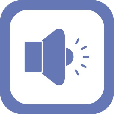 Basit ses düzeyi vektör illüstrasyonu