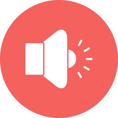 Basit ses düzeyi vektör illüstrasyonu