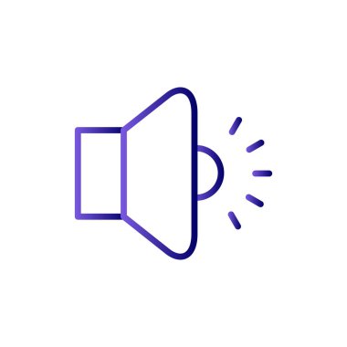 Basit ses düzeyi vektör illüstrasyonu