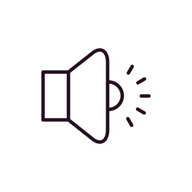 Basit ses düzeyi vektör illüstrasyonu