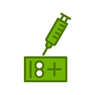 +18 basit grafik simgesi çizimi