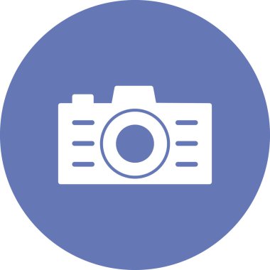 Kamera. Web simgesi basit illüstrasyon