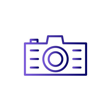 Kamera. Web simgesi basit illüstrasyon