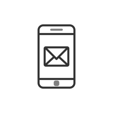 mobil posta simgesi. e- posta ileti sembolü