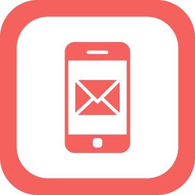 mobil posta simgesi. e- posta ileti sembolü