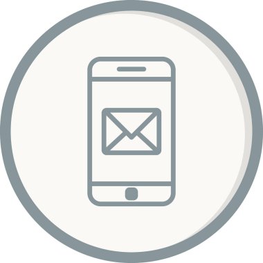 mobil posta simgesi. e- posta ileti sembolü