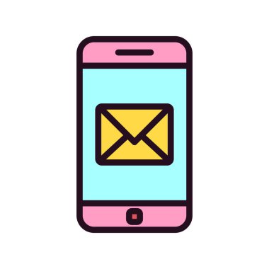 mobil posta simgesi. e- posta ileti sembolü