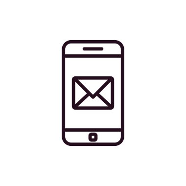 mobil posta simgesi. e- posta ileti sembolü