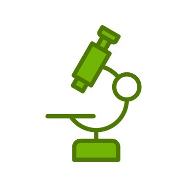 Eşsiz Mikroskop Vektör Kabartma Simgesi