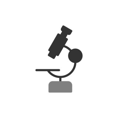 Eşsiz Mikroskop Vektör Kabartma Simgesi