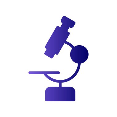 Eşsiz Mikroskop Vektör Kabartma Simgesi