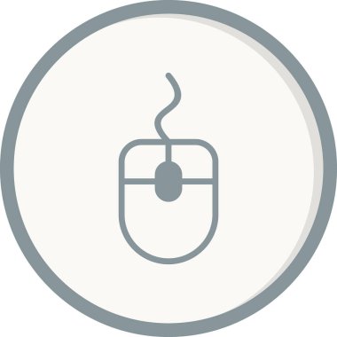 Fare. Web simgesi basit illüstrasyon