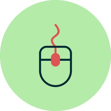 Fare. Web simgesi basit illüstrasyon