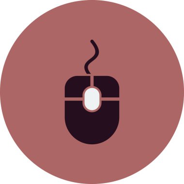 Fare. Web simgesi basit illüstrasyon