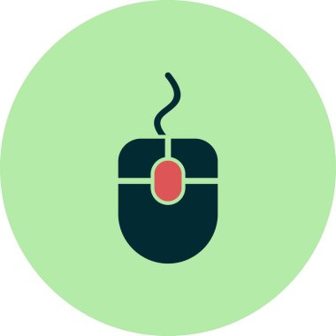 Fare. Web simgesi basit illüstrasyon