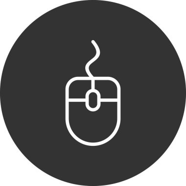 Fare. Web simgesi basit illüstrasyon