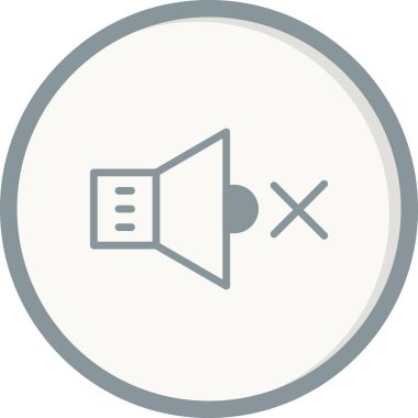 hoparlör simgesi, vektör illüstrasyonu