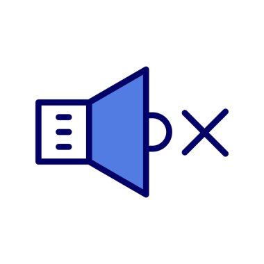 hoparlör simgesi, vektör illüstrasyonu