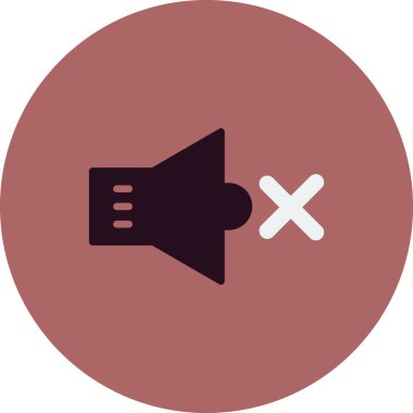 hoparlör simgesi, vektör illüstrasyonu