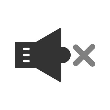 hoparlör simgesi, vektör illüstrasyonu