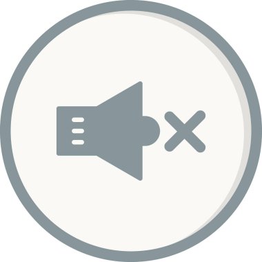 hoparlör simgesi, vektör illüstrasyonu