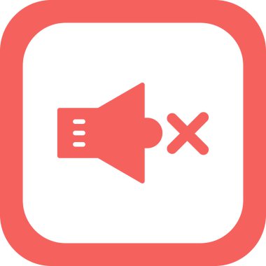 hoparlör simgesi, vektör illüstrasyonu