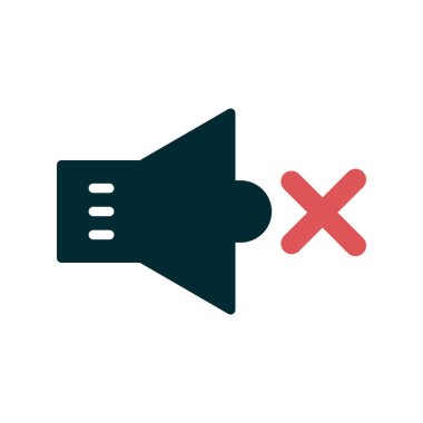 hoparlör simgesi, vektör illüstrasyonu