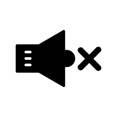 hoparlör simgesi, vektör illüstrasyonu