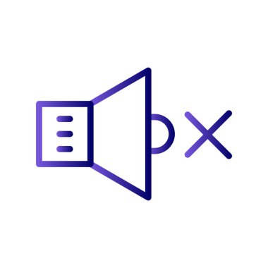 hoparlör simgesi, vektör illüstrasyonu