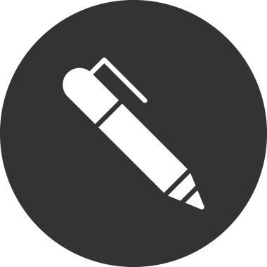 kalem simgesi vektör illüstrasyonu