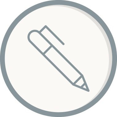 kalem simgesi vektör illüstrasyonu