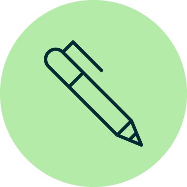 kalem simgesi vektör illüstrasyonu