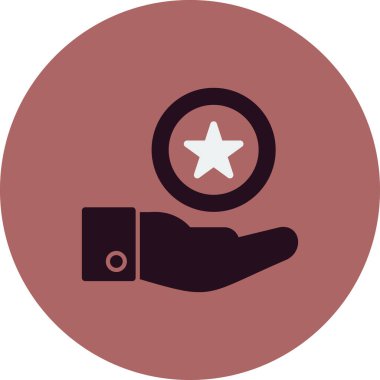 reyting ikonu. Kaliteli vektör sembolü ve web tasarımının basit gösterimi