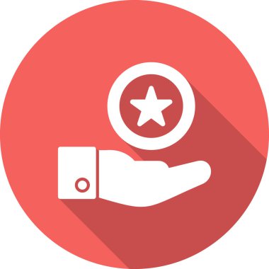 reyting ikonu. Kaliteli vektör sembolü ve web tasarımının basit gösterimi