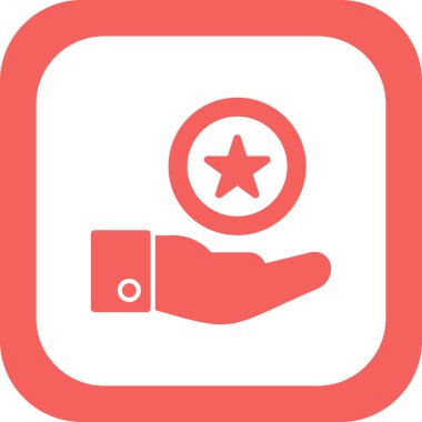 reyting ikonu. Kaliteli vektör sembolü ve web tasarımının basit gösterimi