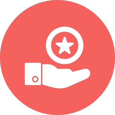 reyting ikonu. Kaliteli vektör sembolü ve web tasarımının basit gösterimi