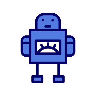 robot ikon vektör illüstrasyonu