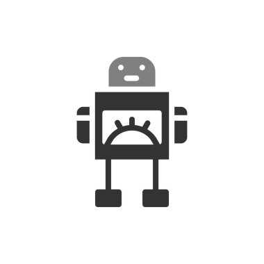 robot ikon vektör illüstrasyonu