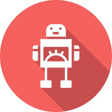 robot ikon vektör illüstrasyonu
